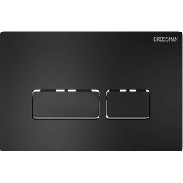 Кнопка смыва Grossman Pragma 700.K31.03.210.210, чёрный матовый фото 
