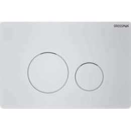Кнопка смыва Grossman Style 700.K31.05.01M.01M, белый матовый фото 