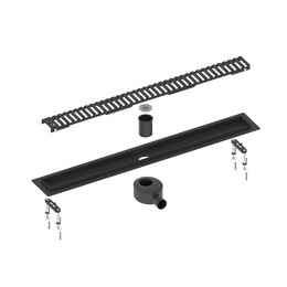 Трап Timo Drain System 70 см DS230107/03, чёрный матовый фото 