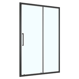 Душевая дверь Loranto 100 см CS-AB03B-100, чёрный матовый/прозрачное фото 