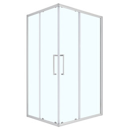 Душевое ограждение Loranto 120x80 см CS-AB01S-128, сатин/прозрачное фото 