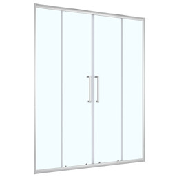 Душевая дверь Loranto 160 см CS-AB04C-160, хром/прозрачное фото 