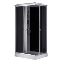 Душевая кабина Loranto 100х80 см CS-5180-13L G, сатин/матовое фото 