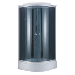 Душевая кабина Loranto 98x98 см CS-881EA26TM/B-100, хром/тонированное фото 