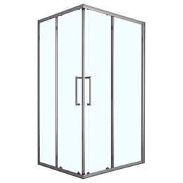 Душевое ограждение Loranto 120x80 см CS-AB01GG-100, серый матовый/прозрачное фото 