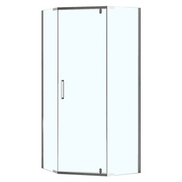 Душевое ограждение Loranto Neo 90x90 см CS-22108-90 (стекло 8 мм) серебро/прозрачное фото 