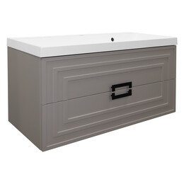 Тумба подвесная с раковиной Azario ARMARIO 100 см CS00096973, кашемир фото 