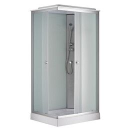 Душевая кабина Loranto 100х80 см CS-5180-13R F, сатин/матовое фото 