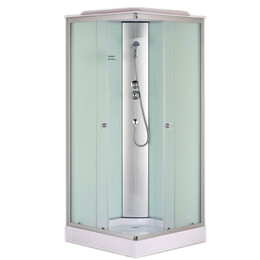 Душевая кабина Loranto 100х100 см CS-6411F, 100*100*215, сатин/матовое фото 