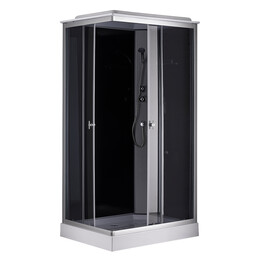 Душевая кабина Loranto 100х80 см CS-5180-13R G, сатин/матовое фото 