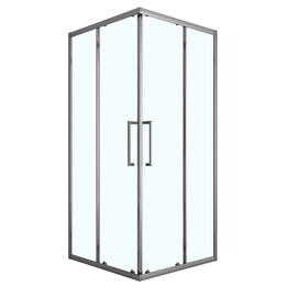 Душевое ограждение Loranto 90x90 см CS-AB01GG-90, серый матовый/прозрачное фото 