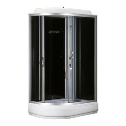 Душевая кабина Loranto 120х80 см CS-66120-20 R G, чёрный/прозрачное фото 