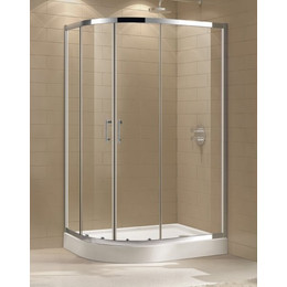 Душевое ограждение Cezares Eco RH-2 100х80, хром/прозрачное фото 