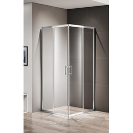 Душевое ограждение Cezares MOMENTO-A-2-90-C-Cr 90х90, хром/прозрачное фото 