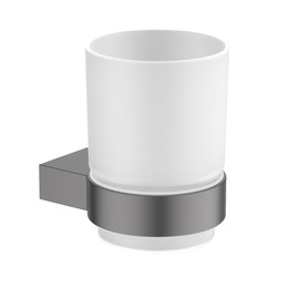 Стакан для зубных щеток Timo Luiro 18531/18, цвет чёрное золото фото 