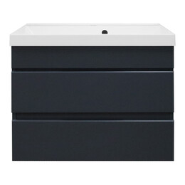 Тумба подвесная с раковиной Azario Эстима 70 см CS00094588, графит фото 