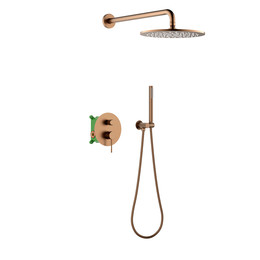 Душевая система для душа Timo Saona SX-2369/19SM (со скрытой частью) розовое золото фото 