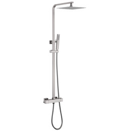 Душевая стойка с термостатом Abber Daheim AF8260SPL, сатин фото 