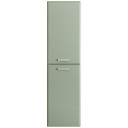 Пенал подвесной Cezares ECO-CER-N-1500-2A-SC-VDO-P 40 см, светло-зелёный матовый фото 