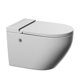 Унитаз подвесной импульсный Abber Bequem AC1126P с тонкой крышкой микролифт фото 