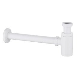 Сифон для умывальника Abber AF0030W, белый матовый фото 