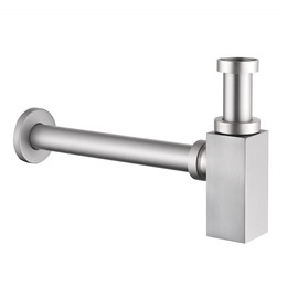 Сифон для умывальника Abber AF0031SP, сатин фото 