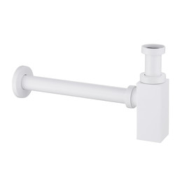 Сифон для умывальника Abber AF0031W, белый матовый фото 