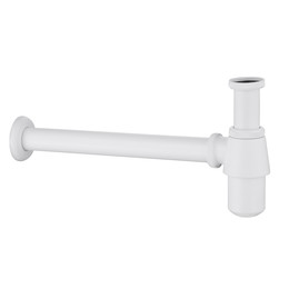 Сифон для умывальника Abber AF0032W, белый матовый фото 