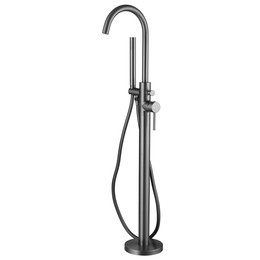 Смеситель для ванны Abber Wasser Kreis AF8115NGN (со скрытой частью) никель фото 