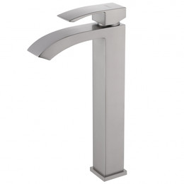 Смеситель для раковины высокий Abber Wasserfall AF8611SP, сатин фото 