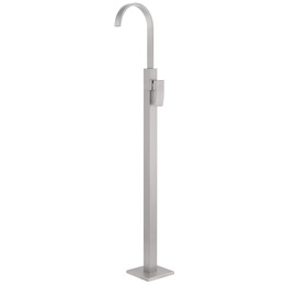 Смеситель для раковины напольный Abber Wasserfall AF8640SP (со скрытой частью) сатин фото 