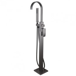 Смеситель для ванны Abber Wasserfall AF8615NG (со скрытой частью) никель фото 