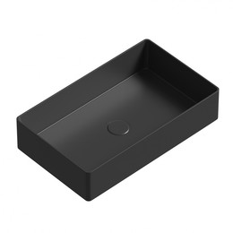 Раковина-чаша Abber Rechteck 60 см AC2220MB, чёрный матовый фото 