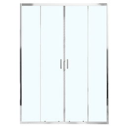 Душевая дверь Azario Tokyo 170 см AZ-362K2-170-CH-CL, хром/прозрачное фото 