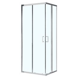 Душевое ограждение Azario VIENNA 100х100 см AZ-R36-100-CH-CL, хром/прозрачное фото 