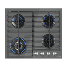 Газовая варочная поверхность Maunfeld EGHG.64.63CDGR/G (графитовое стекло) фото 