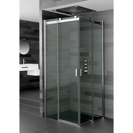 Душевое ограждение Riho Baltic B 207 100х90 см L/R, хром/прозрачное фото 