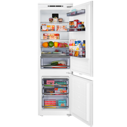 Встраиваемый двухкамерный холодильник Maunfeld MBF177NFFWGR Inverter фото 