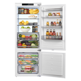 Встраиваемый двухкамерный холодильник Maunfeld MBF19369NFWGR LUX Inverter фото 