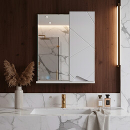 Зеркало-шкаф Loranto Оптимум 50 см R CS00105925 фото 