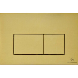 Кнопка смыва GROCENBERG KM3070MG, золото матовое фото 