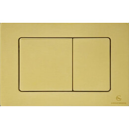 Кнопка смыва GROCENBERG KM3080MG, золото матовое фото 