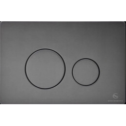 Кнопка смыва GROCENBERG KM3090BG, графит фото 