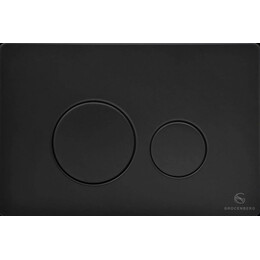 Кнопка смыва GROCENBERG KM3090BL, чёрный матовый фото 