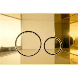 Кнопка смыва GROCENBERG KM3090GO, золото фото 