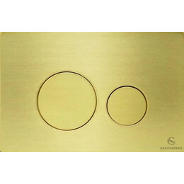 Кнопка смыва GROCENBERG KM3090MG, золото матовое фото 