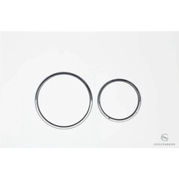 Кнопка смыва GROCENBERG KP3090W, белый фото 