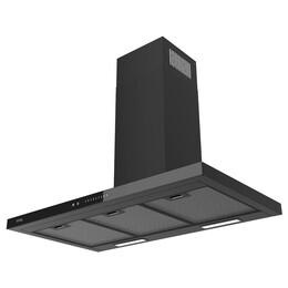 Вытяжка Korting KHC 9989 GN (чёрное стекло) фото 