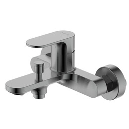 Смеситель для ванны Aquatek Альфа AQ1940BGM, оружейная сталь фото 