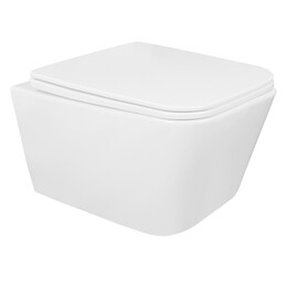 Унитаз подвесной безободковый Azario TALAS AZ-87268 с тонкой крышкой микролифт фото 